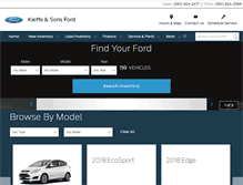 Tablet Screenshot of kieffeandsonsford.com